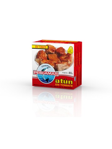 PESCAMAR EN TOMATE 80g PACK100