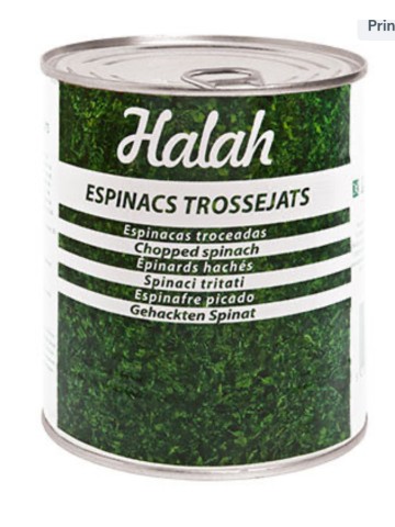 ESPINACAS HALAH Pack 12